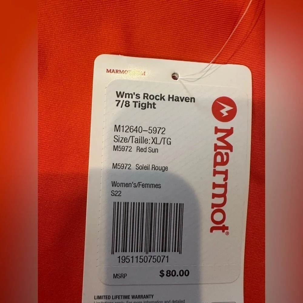 NWT Marmot Rock Haven Leggings XL - Picture 7 of 9